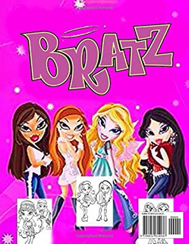 Bratz Coloring Book For Kids: GREAT Gift for Any Fans of Bratz with 110 GIANT PAGES and EXCLUSIVE ILLUSTRATIONS!