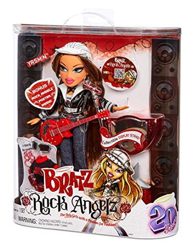 Bratz Rock Angelz Muñeca de Moda de edición Especial 20 Yasmin-Incluye Guitarra, Ropa, Accesorios, póster y más-Reedición Favorita de los Fans-Coleccionable-Edad: 7+ años, Color (577799)