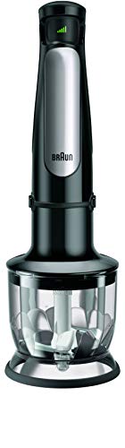 Braun Hogar Batidora de mano, 1000W (3 accesorios, minipicadora 350ml, varillas, vaso medidor 600ml), velocidad automática, tecnología Active Blade, 1000 W, 600 milliliters, Acrylic, No Color