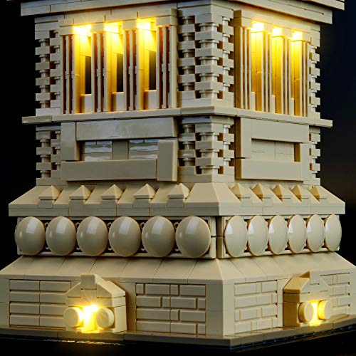 BRIKSMAX Kit de Iluminación Led para Architecture Estatua de la Libertad-Compatible con Ladrillos de Construcción Lego Modelo 21042, Juego de Legos no Incluido