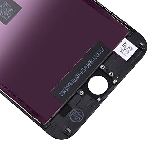 Brinonac Pantalla para iPhone 6, 4.7" Táctil LCD de Repuesto Ensamblaje de Marco Digitalizador con Herramienta de reparación y Protector de Pantalla (Negro)