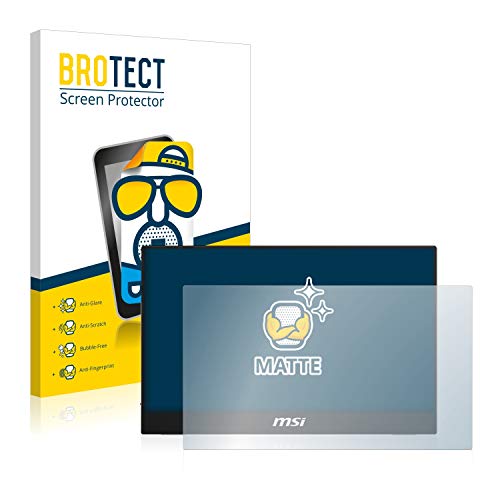 BROTECT Protector Pantalla Anti-Reflejos Compatible con MSI Optix MAG161V Película Mate Anti-Huellas