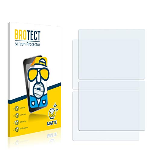 BROTECT Protector Pantalla Anti-Reflejos Compatible con Nintendo DS (2 Unidades) Película Mate Anti-Huellas