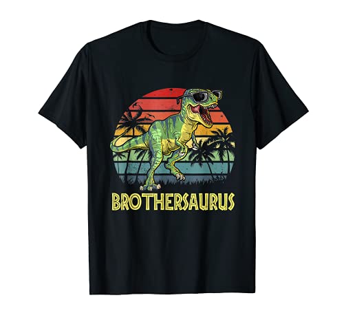 Brother Saurus Dinosaur Brother T Rex Dino Familia a juego Camiseta