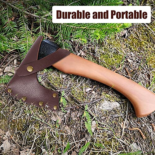 Brynnl - Funda para Hacha con Presilla para cinturón, Funda de Cuero Ajustable para Hacha con Soporte para cinturón para Hacha de Martillo, Regalo de Trabajo al Aire Libre para Carpintero leñador