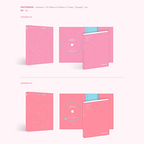 BTS Album - MAP OF SOUL : PERSONA [ 1 Ver. ] CD + Photobook + Mini Book + Photocard + Postcard + Photo Film + FREE GIFT