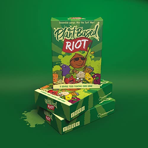 Bubblegum Stuff - Riot basado en plantas | Juego estratégico para coleccionar cartas | Divertido juego familiar | 98 cartas tamaño póker - 2-5 jugadores