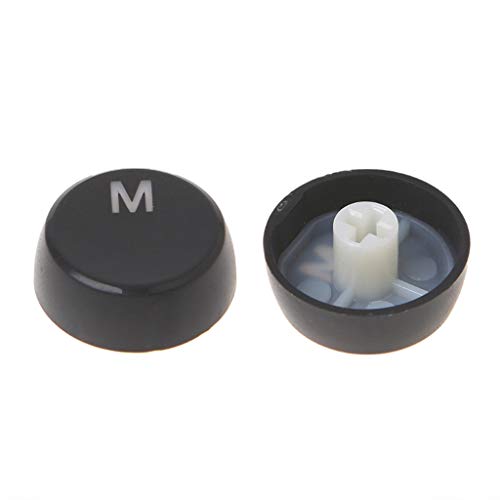 Buwei 104 Teclas Retro Redondo Teclas de Doble Disparo DIY Steam Punk Steampunk Teclas de máquina de Escribir para retroiluminado Elegante Jugador estilizado