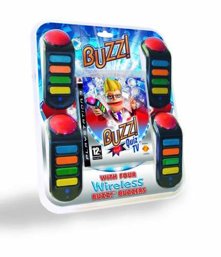 Buzz! Quiz TV with Buzzers (PS3) [Importación Inglesa]