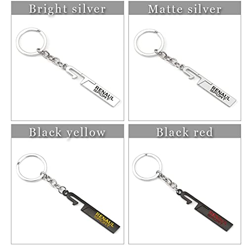 BYTT Llavero de coche Gt Sport Logo Llavero for Renault Clio Safrane Safrane Vel Satis Arkana Laguna Talisman Koleos Sandero Logan Megane (Color Name : Red)