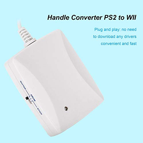 Cable Adaptador convertidor de Controlador de Juego Ruitroliker para PS2 a para Conectores de Gamepad de Puerto Wii