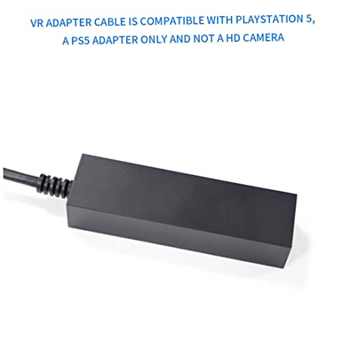 Cable adaptador VR Compatible con PlayStation 5 PS VR Adaptador de cámara Conector PS Cámara Adaptador Cable Mini Cámara Macho al conector VR femenino para PSVR A PS5 Consola