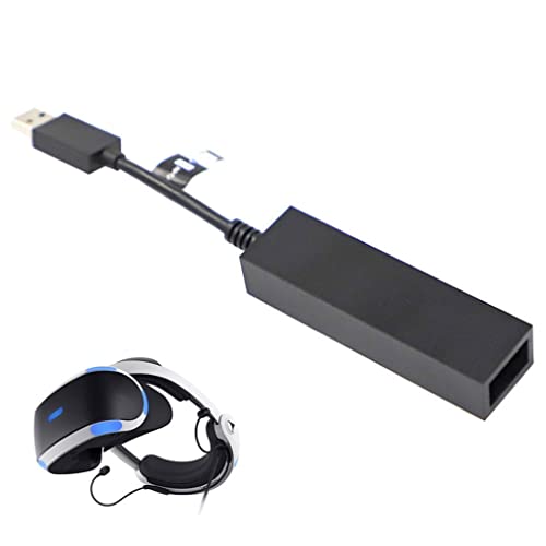 Cable adaptador VR Compatible con PlayStation 5 PS VR Adaptador de cámara Conector PS Cámara Adaptador Cable Mini Cámara Macho al conector VR femenino para PSVR A PS5 Consola