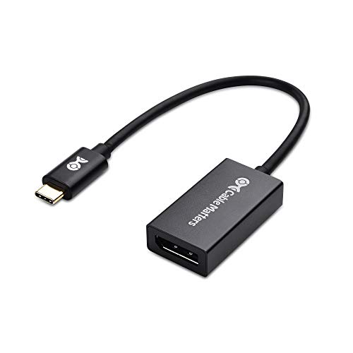 Cable Matters 8K Adaptador USB C a DisplayPort 1.4 (Adaptador USB C a Display Port) DP 1.4 para 8K 60Hz y 4K 120Hz - Puerto Thunderbolt 3 Compatible para Oculus Rift S, MacBook Pro y más