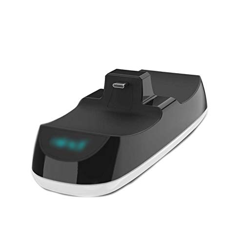 CAICAIL Accesorios PS5 Controlador Dual Sense Cargador Docking Dual USB Carga Rápida Docking Station Accesorios con Luz LED para PS5 Playstation 5 Controller