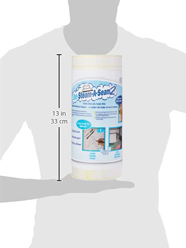 Cálido Empresa Lite Steam-a-Seam 2 Doble Stick Fusible Web, 12 en x 40 YD