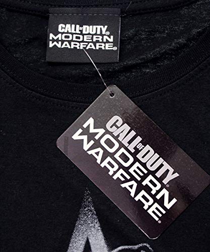 Fashion UK Camiseta de Call of Duty Warzone con calavera de calavera WZ original oficial negra para adulto y niño 