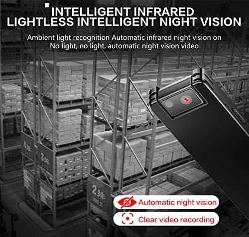Cámaras Espía Portátiles Ocultas WiFi - Función De Detección De Movimiento De Visión Nocturna Automática Mini Full HD 1080P 180 ° IP Cámara De Vigilancia De Seguridad Inalámbrica Giratoria