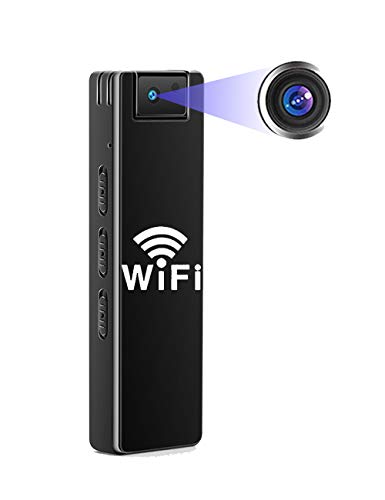 Cámaras Espía Portátiles Ocultas WiFi - Función De Detección De Movimiento De Visión Nocturna Automática Mini Full HD 1080P 180 ° IP Cámara De Vigilancia De Seguridad Inalámbrica Giratoria