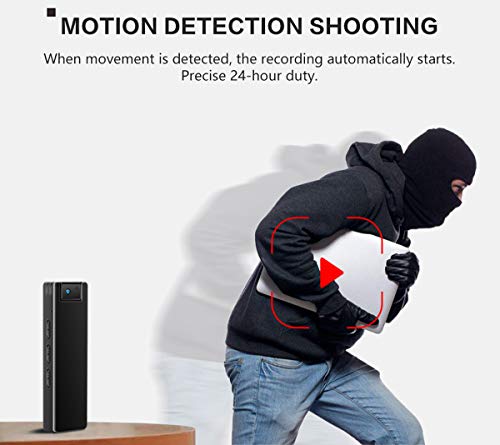 Cámaras Espía Portátiles Ocultas WiFi - Función De Detección De Movimiento De Visión Nocturna Automática Mini Full HD 1080P 180 ° IP Cámara De Vigilancia De Seguridad Inalámbrica Giratoria