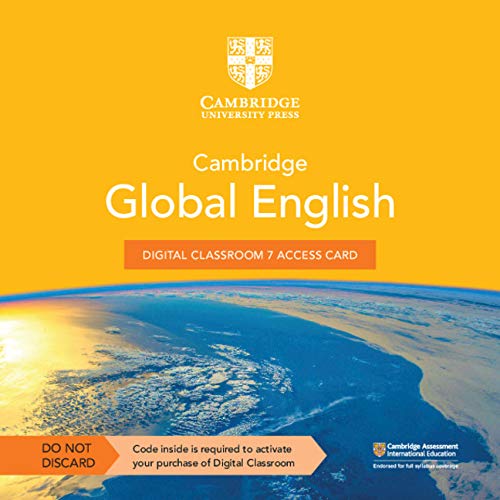 Cambridge Global English Digital Classroom 7 Access Card (1 Year Site Licence): For Cambridge Primary and Lower Secondary English as a Second Language (Cambridge Lower Secondary Global English)