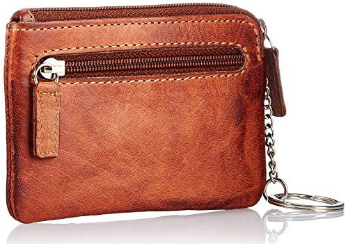 camel active, Melbourne - Llavero con mosquetón para Hombre, Color marrón