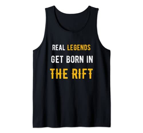 Camisa de jugador de la Liga Real Legends nacer en The Rift Camiseta sin Mangas