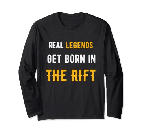 Camisa de jugador de la Liga Real Legends nacer en The Rift Manga Larga