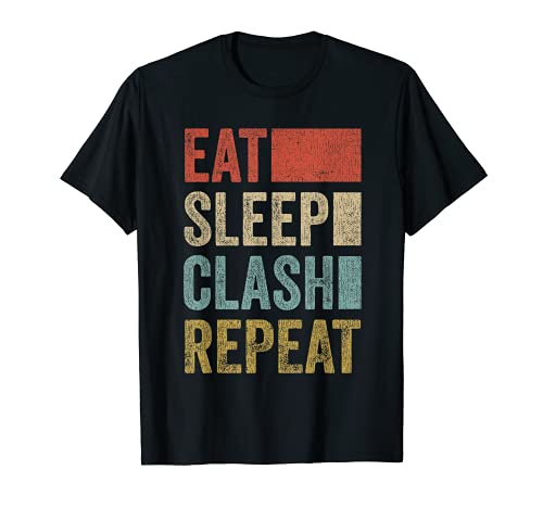 Camiseta de clan de juego Eat Sleep Clash Repeat Clans Clash Camiseta