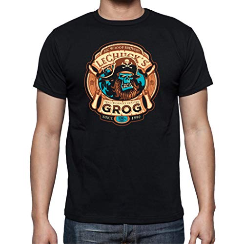 Camiseta de Hombre Monkey Island Videojuegos LeChuck Guybrush Threepwood 004 XL