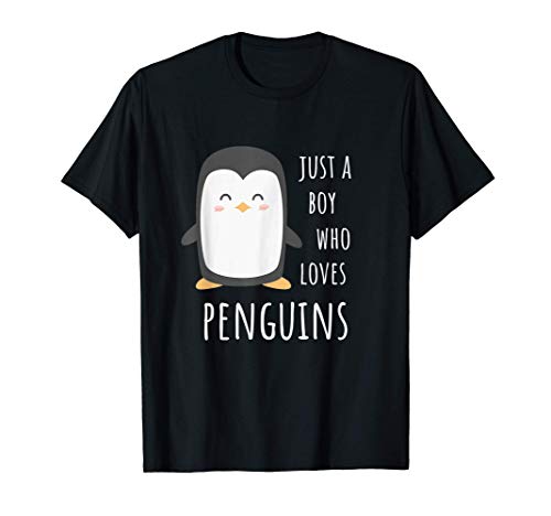 Camiseta de pingüino - Sólo un chico que ama a los pingüinos Camiseta