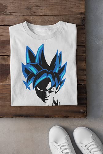 Camiseta Dragon Ball z, Goku… (Blanco, L)