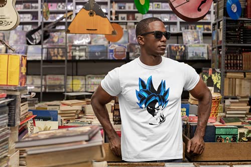 Camiseta Dragon Ball z, Goku… (Blanco, L)