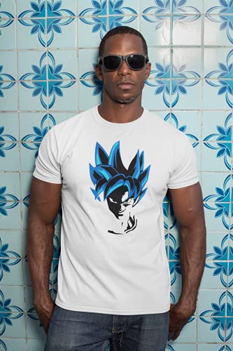 Camiseta Dragon Ball z, Goku… (Blanco, L)