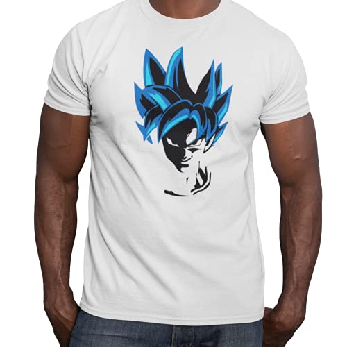 Camiseta Dragon Ball z, Goku… (Blanco, L)