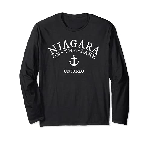 Camiseta Niagara-on-the-Lake Ontario, Canadá Lake Town Manga Larga