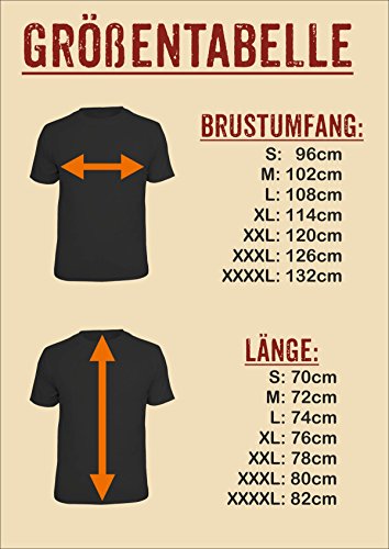 Camiseta para fans de los vikingos: "Keiner liebt den Krieger, Time, XXL