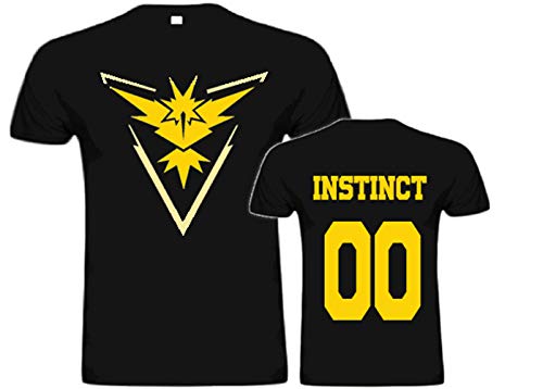 Camiseta Pokémon Go - Equipo Instinto,Valor y Místico (M, Valor)