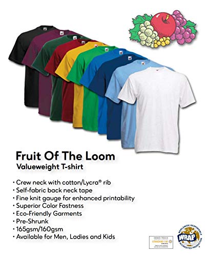 Camiseta SW Falcon Strike para hombre, producto oficial con diseño impreso en Fruit of the Loom Negro XXX-Large