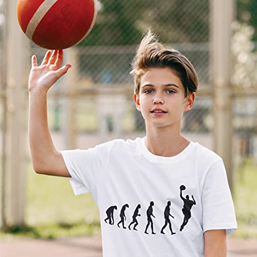 Camisetas Hombre evolución de Baloncesto - Canasta de la Calle, me Encanta Este Juego, Gran Fan de Regalo (XX-Large Negro Blanco)
