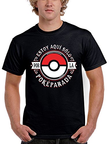Camisetas La Colmena 2156-Estoy aqui por la Pokeparada (Olipop)