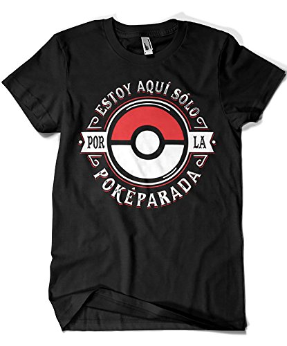 Camisetas La Colmena 2156-Estoy aqui por la Pokeparada (Olipop)