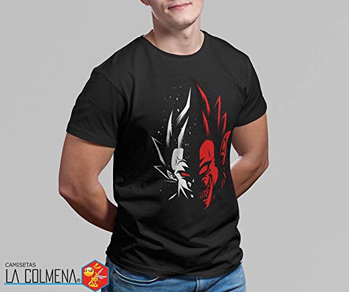 Camisetas La Colmena 4033-Vegeta Face Ozaru (albertocubatas)