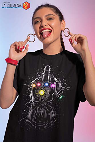 Camisetas La Colmena 4066-Thanos Infinite Fuck (albertocubatas)