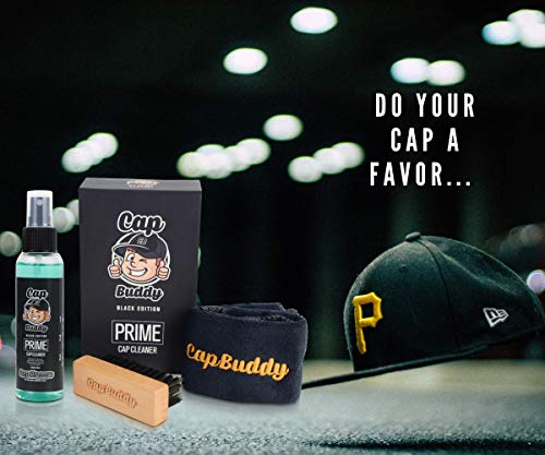 Cap Buddy Set de limpieza para gorra de béisbol – Black Edition también perfecto como regalo, limpia todas las gorras de béisbol