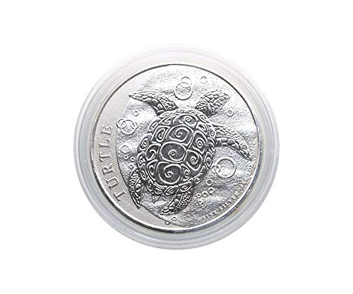 Cápsulas de monedas diámetro interior 39 mm, altura interior 6 mm (10 piezas) [Lindner S2255384P], por ejemplo 2 Oz Reino Unido Reina bestia (plata)