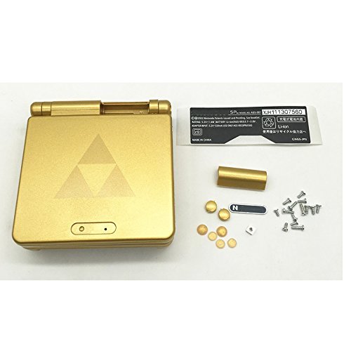 Carcasa de oro para GBA SP Gameboy Advance SP