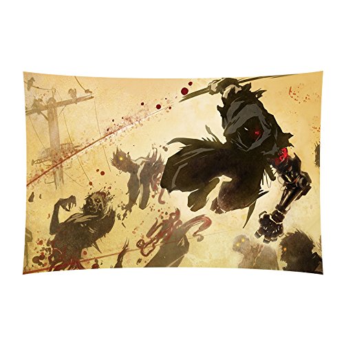 Carcasa LVSURE Yaiba Ninja Gaiden Z 50,8 cm x 76,2 cm fundas de almohada con cremallera (doble a ambos lados) personalizar carcasa funda de almohada cojín funda para cojín de la funda de almohada