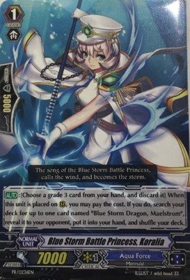 Cardfight!! Vanguard TCG - Blue Storm Battle Princess, Koralia (PR/0236EN) - Cardfight! Vanguard Promos by Cardfight!! Vanguard TCG