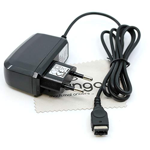 Cargador compatible con Nintendo DS, Nintendo Gameboy Advance SP cable de carga, cargador de red OTB con paño de limpieza de pantalla mungoo